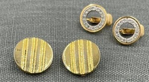 lot 265 image: Vintage Les Bernard Clip-On Earrings Set