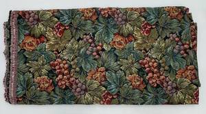 lot 275 image: Ornate Leaf and Grape Theme Tapestry Fabric