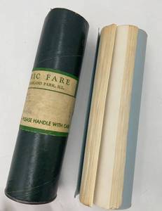 lot 304 image: ERIC P. FAREs 1960 Fishing Techniques 24pp 2 Lures in Original Mailing Tube