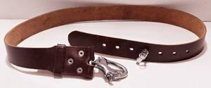 lot 205 image: 1947 Schaefer Leather Camera Strap with Stainless Steel Clasp