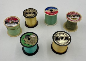 lot 378 image: Assorted Vintage Fishing Line Spools Qty 6