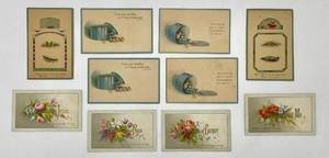 lot 383 image: Set of 10 Vintage Religious Themed Postcards