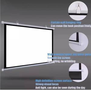 lot 397 image: IKON IS72 Digital Projector Self Lock Screen NEW