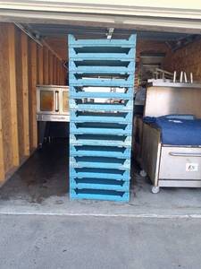 lot 24 image: Set of 14 Won-Dare Blue Storage Trays