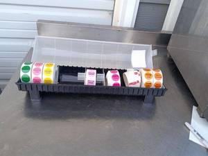 lot 26 image: Food Service Label Dispenser with Assorted Labels