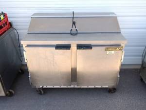 lot 53 image: Stainless Steel Commercial Beverage Air Cooler