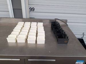 lot 29 image: Lot of Sugar Packet Holders and Jelly Holders