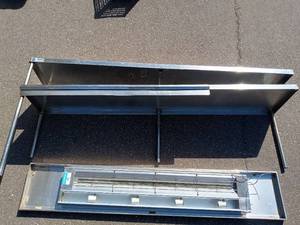 lot 61 image: Stainless Steel Commercial Light Fixture with Mount