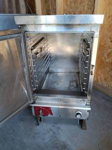 lot 65 image: Used Stainless Steel Commercial Food Warming Cabinet