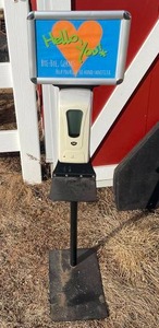 lot 10 image: Automatic Hand Sanitizer Dispenser Stand