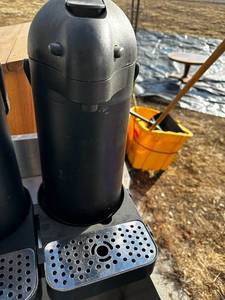 lot 23 image: Black Thermal Airpot Coffee Dispenser