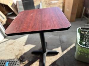 lot 28 image: Commercial Dining Table & Chair Set