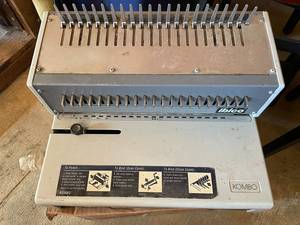 lot 31 image: Ibico KOMBO Binding Machine