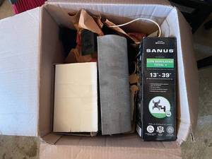 lot 32 image: Sanus TV Mount & Misc Electronics Lot
