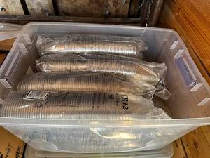 lot 50 image: Bulk Clear Plastic PET Cups 12oz 50-Pack