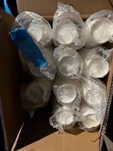lot 66 image: Bulk White Plastic Cups Lot