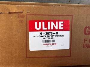 lot 78 image: ULINE 30 Outdoor Convex Safety Mirror