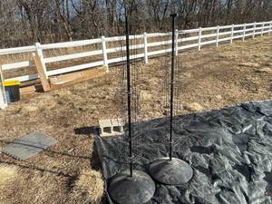 lot 81C image: Metal Wire Rotating Display Racks