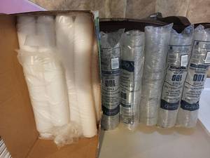 lot 111C image: Dart Plastic Disposable Cups Lot