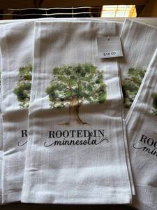 lot 182C image: Rooted in Minnesota Tea Towels Set
