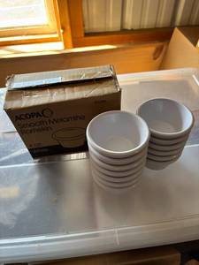 lot 217C image: Acopa Melamine Ramekins 12-Piece Set