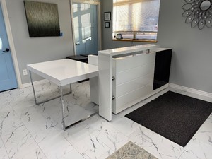 Reception Desk and Table