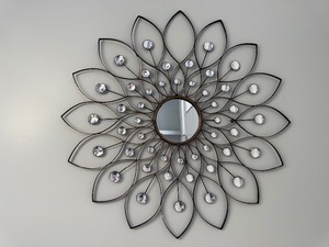 lot 6 image: 34 Metal Wall MirrorDecor