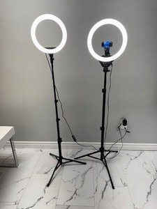 lot 30 image: (2) Ring Lights on Tripods