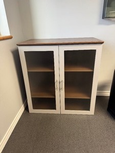 2-Door Adjustable 3-Shelf Cabinet