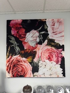 lot 45 image: 47 Floral Wall Art