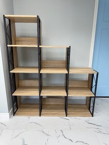 lot 16 image: 3-Tier MetalWood Shelf