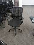 Black office chairs (3 chairs)