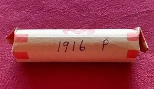 lot 2 image: 1916 Wheat Penny Roll