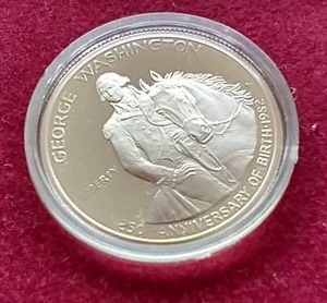 lot 22 image: 1982 George Washington Proof Silver Half Dollar