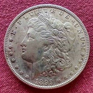 lot 23 image: 1899 Morgan Dollar - SUPER LOW MINTAGE