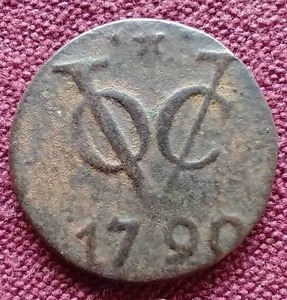 lot 56 image: Neat 1790 VOC New York Penny