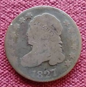 lot 78 image: 1827 Capped Bust Dime