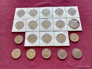 lot 82 image: (20) Kennedy Half Dollars