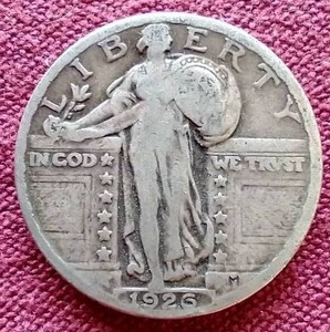 lot 85 image: 1926 Standing Liberty Quarter