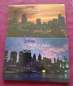 lot 116 image: 2008 U.S. Mint Uncirculated Set