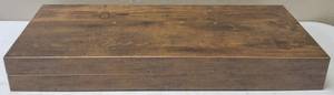 lot 6 image: Qeeig Floating Shelves - Brown
