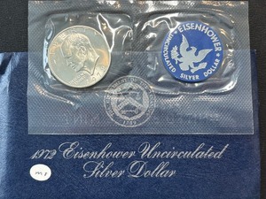lot 36 image: 1972-S Eisenhower Silver Dollar Uncirculated