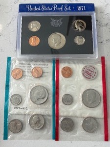 1971-S Proof and P & D Mint Sets