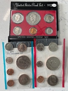 lot 15 image: 1973-S Proof and P & D Mint Sets