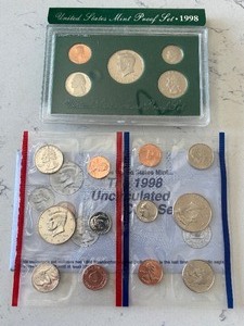 lot 65 image: 1998-S Proof and P & D Mint Sets