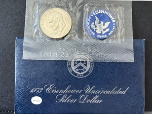lot 49 image: 1973-S Eisenhower Silver Dollar