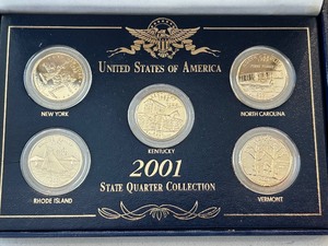 lot 27 image: 2001 State Quarter Collection