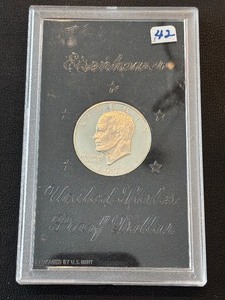 lot 30 image: 1971-S Eisenhower Silver Dollar Proof