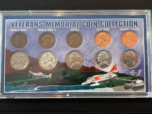 lot 39 image: Veterans Memorial Coin Collection