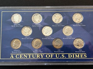 lot 43 image: Century of U.S. Dimes